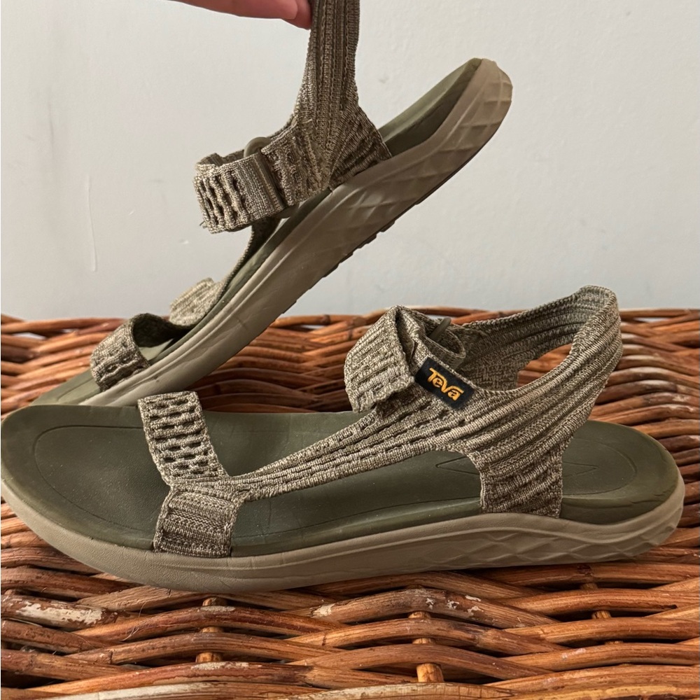Teva Khaki Strap Sandals
